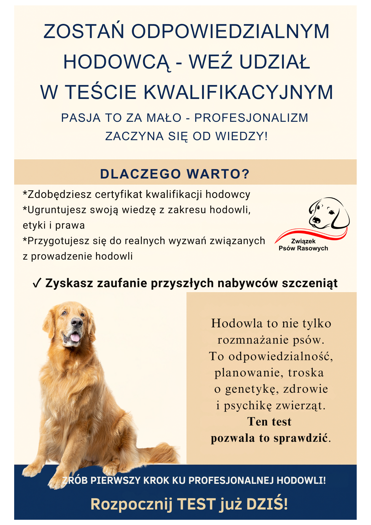 Posłuchaj podcastu – Test Kwalifikacyjny dla Hodowców Psów Rasowych